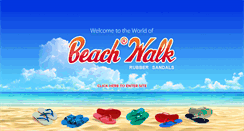 Desktop Screenshot of beachwalksandal.com